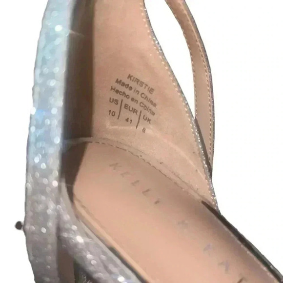 KELLY AND KATIE BLING ANKLE STRAP HIGH HEEL SANDALS- AMAZING!! - Picture 6 of 16